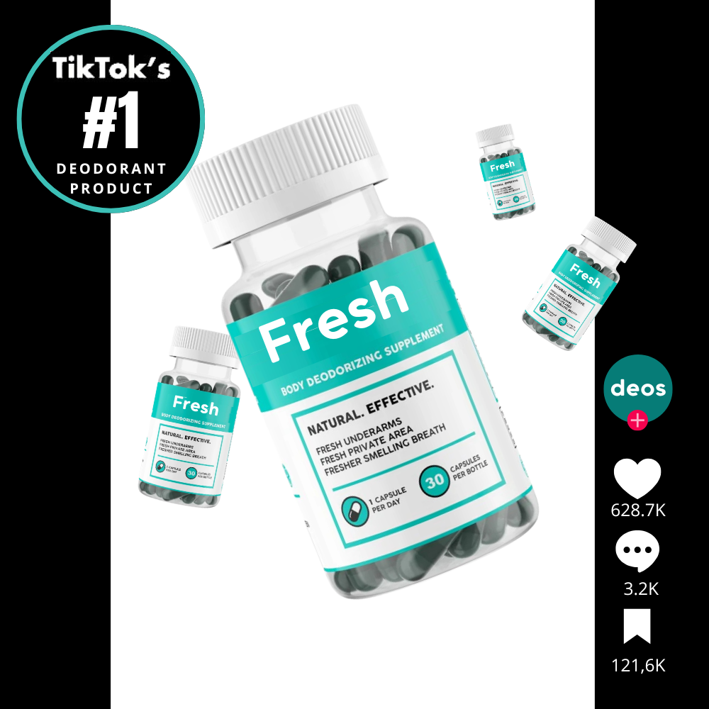 Natural Internal Deodorant Capsules - Deos